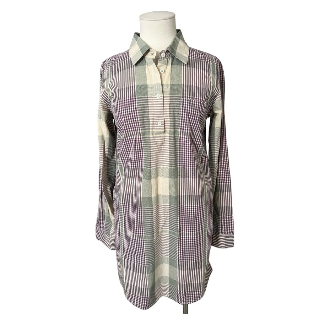 Trovata Plaid Shirt Dress M